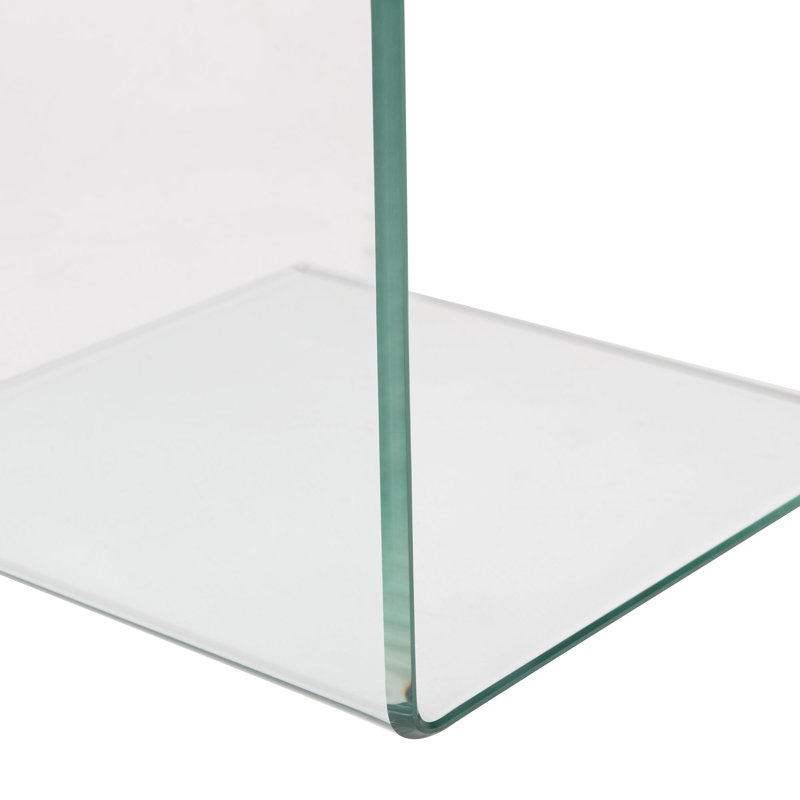 Paseo Glass Top C Table End Table