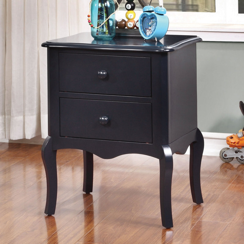 Sighfrith 2 Drawer Nightstand, Blue