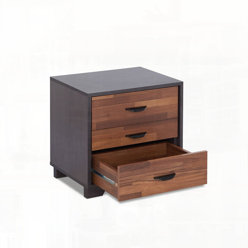 Table d'appoint avec design polyvalent pour ensemble de meubles assortis cohérents, Espresso / noyer