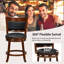 Tabouret de comptoir pivotant 25 po Lequan