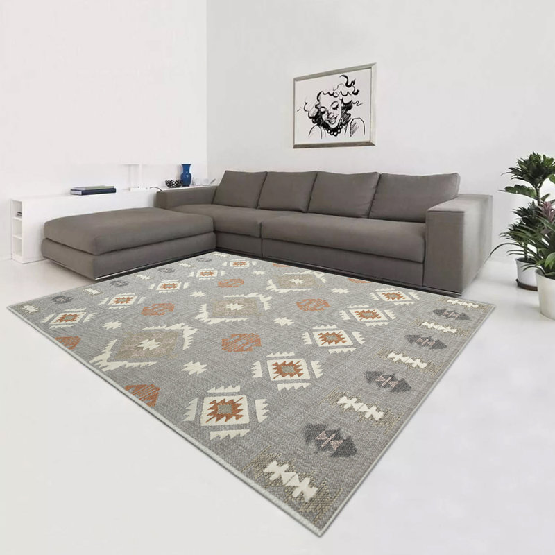 Oriental Machine Tufted Area Rug, Rectangle 120 x 170 cm