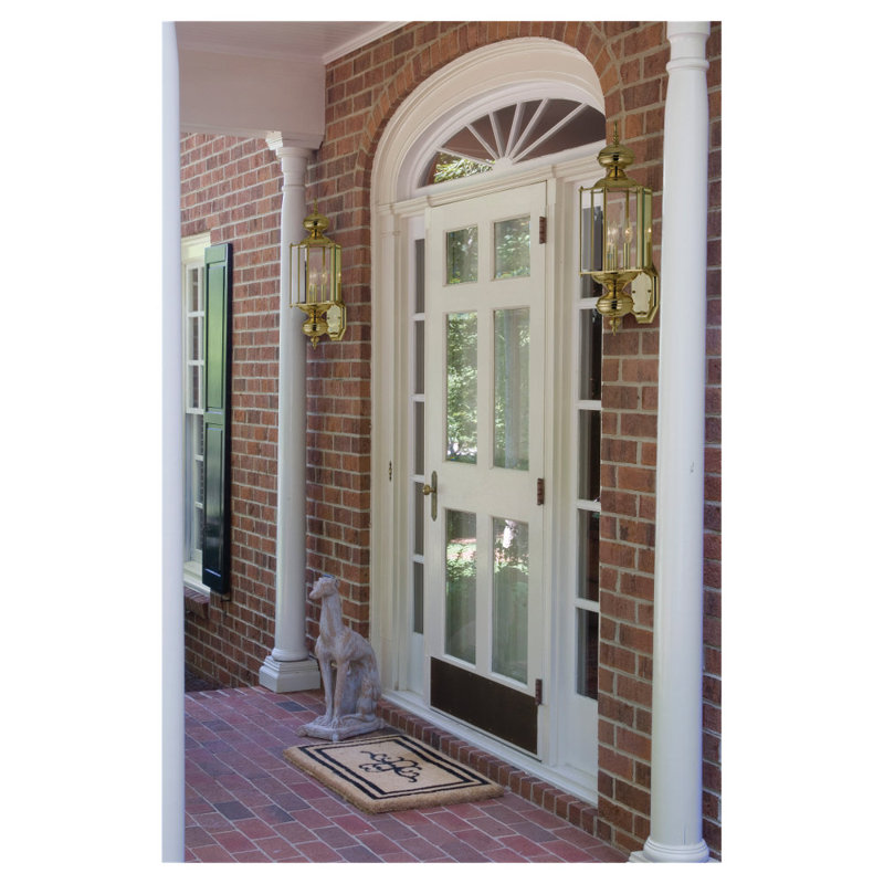 Aluminum Wall Light, Polished Brass