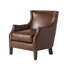 Fauteuil en cuir véritable Colyer