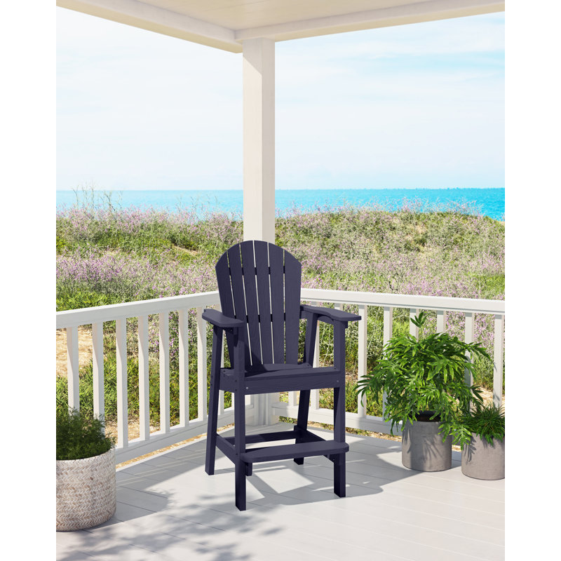 Tabouret de bar 27,17 po Orinda, Bleu marine