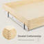 Organisateur d'armoire coulissante en forme de U, 80,3 cm (L) x 53,8 cm (P), rallonge complète et fermeture amortie, pour cuisine et garde-manger