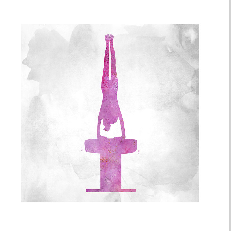 Gymnastique 1, H 36 po x l 36 po x P 1 po, Papier