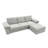 105.5INCH Modern L-Shaped Sectional Sofa Couch , Upholstered Fabric Sofa For Living Room, Comfy Deep Seat Modular Couch With Ottoman, Apartment & Home Furniture-52236859