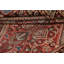 Tapis unique en laine noué à la main style Mahal des années 1910 de 4 pi 2 po x 6 pi 6 po rouge Cailem