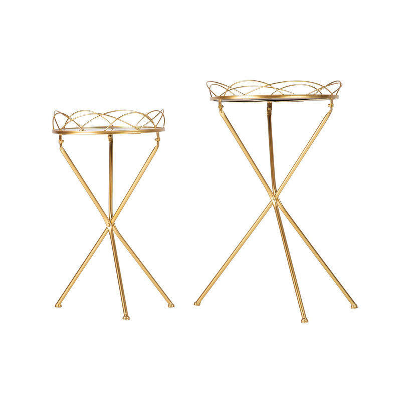 Cross Legs Nesting Tables