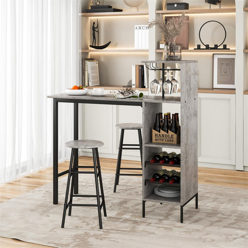 2 - Person Dining Set, Grey