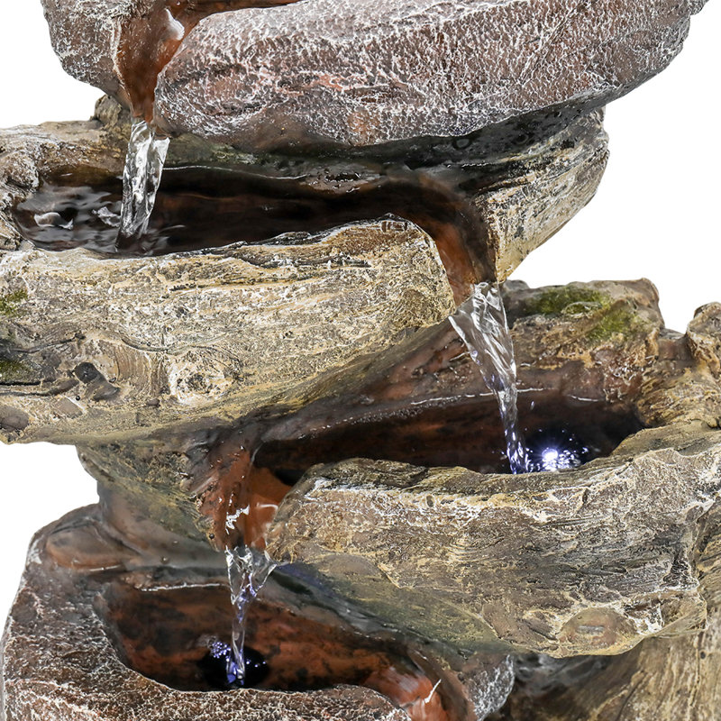 Fontaine en résine avec lumière Antonia