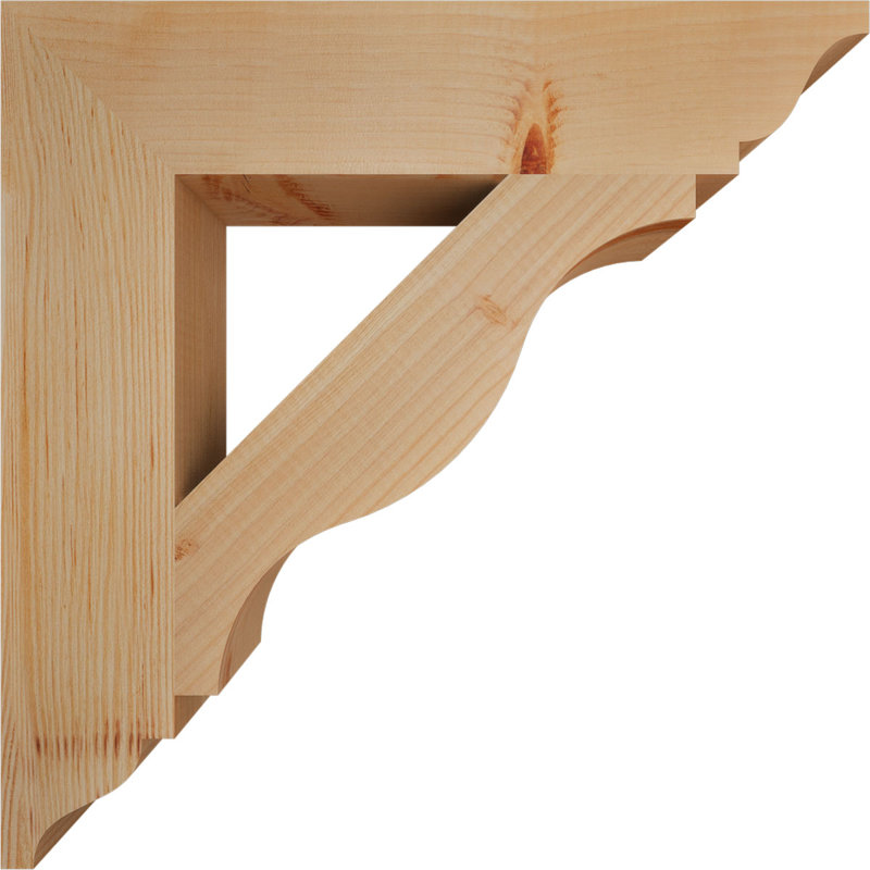 Support lisse 3 1/2 po x P 20 po x H 20 po, sapin Douglas, H 20 po x l 3,5 po x P 20 po, Douglas, Lisse
