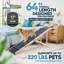 Rampe pour chien pour lit, longue rampe pliable pour animaux de 64 po pour petits chiens, rampe pour chien pour lits hauts