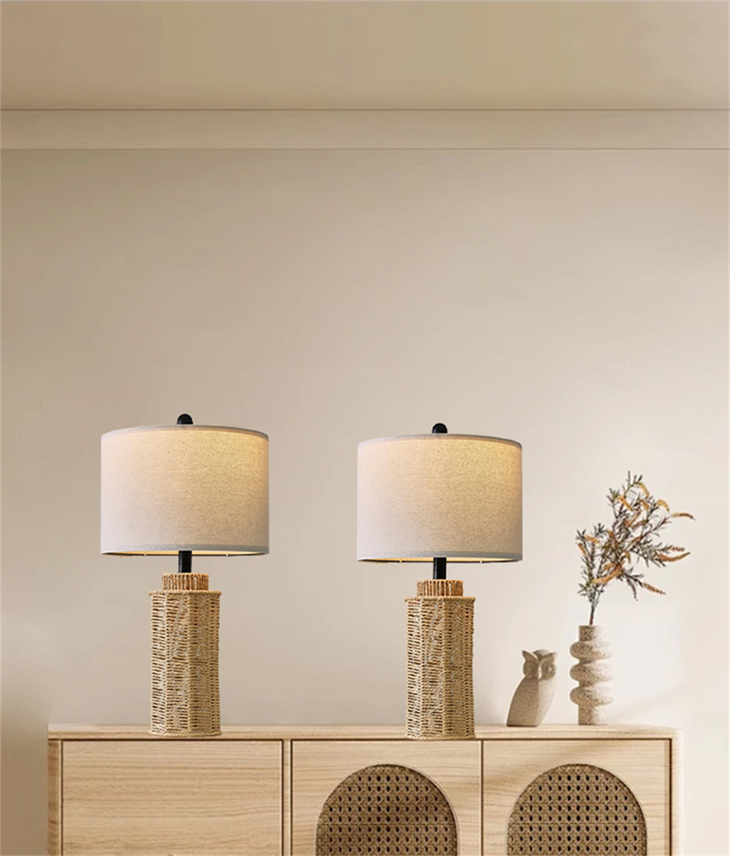 Longshore Tides Bohemian Style Table Lamp Set Of 2 | Wayfair