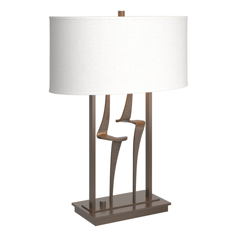 Lampe de table 24,7 po Antasia, Anna ton naturel, Bronze