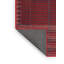 Tapis de zone rouge/rose contemporaine-42710187