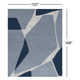 Sean Abstract Handmade Tufted Wool Light Blue/Navy/Light Slate Area Rug