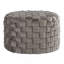Repose-pieds rond 24 po en velours-133256834