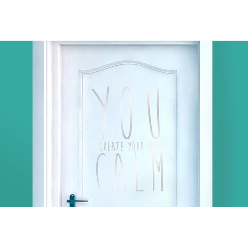 Wall Decal, Shiny Silver