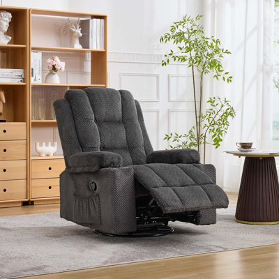 Manual Swivel Recliner Armchair