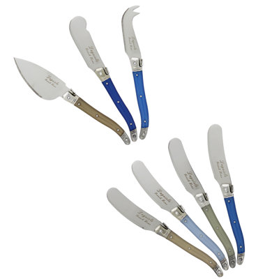 Laguiole 7 - Piece Stainless Steel Cheese Serving Set