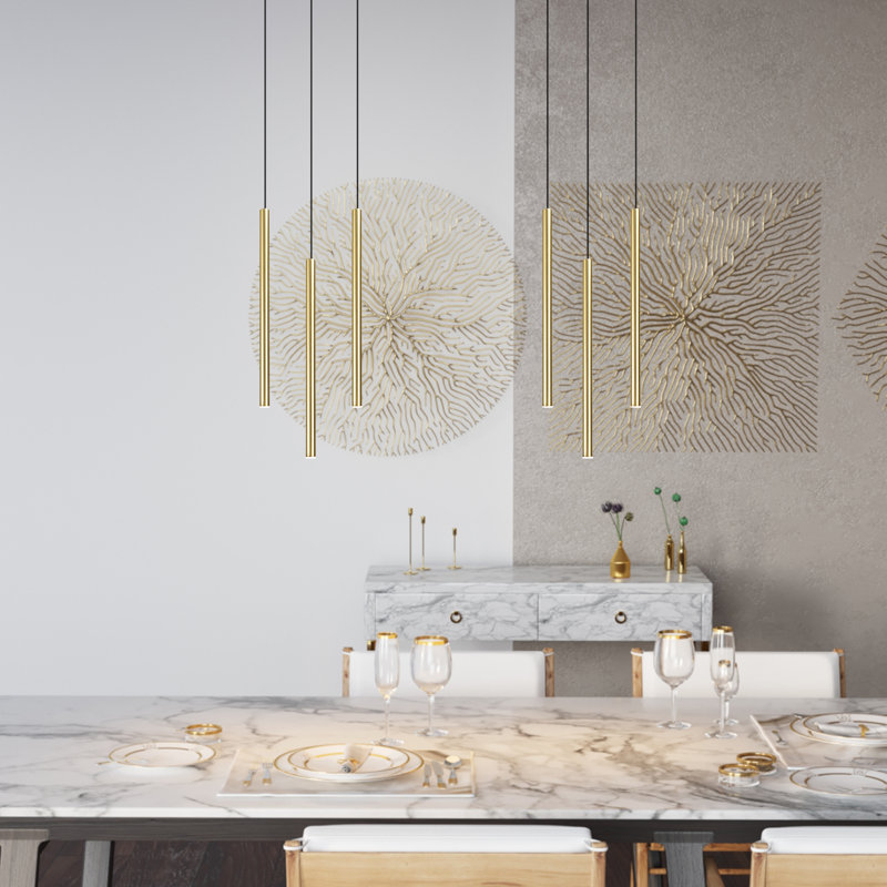 Baileyton 3 - Light LED Cluster Pendant, Brass