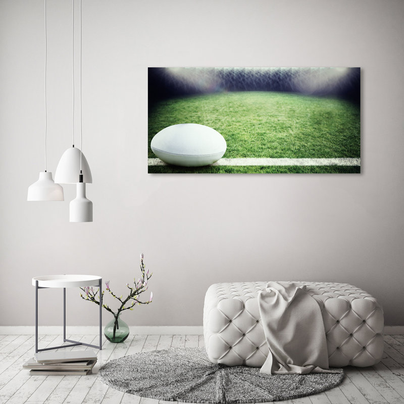 Rugby Ball - Wrapped Canvas Print
