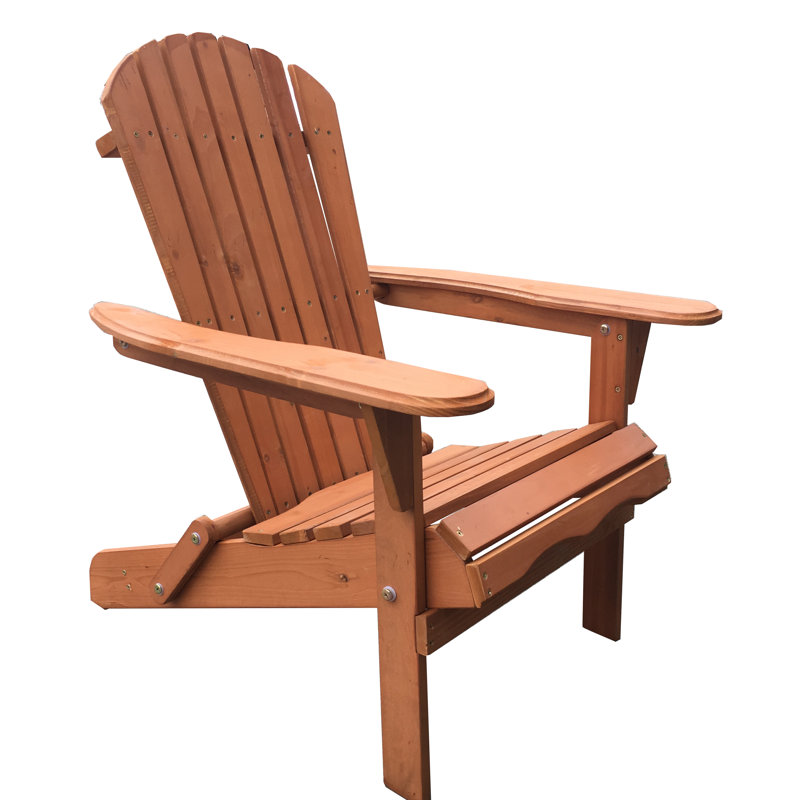 Chaise adirondack pliante en bois massif Arana