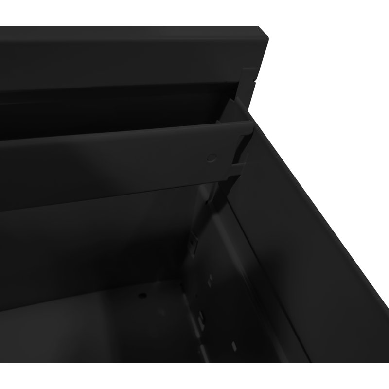 Classeur vertical en métal à 2 tiroirs avec serrure pour le bureau et la maison