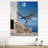 Minimalism Tree Coastal Scenery - Tree Wall Clock-81856503