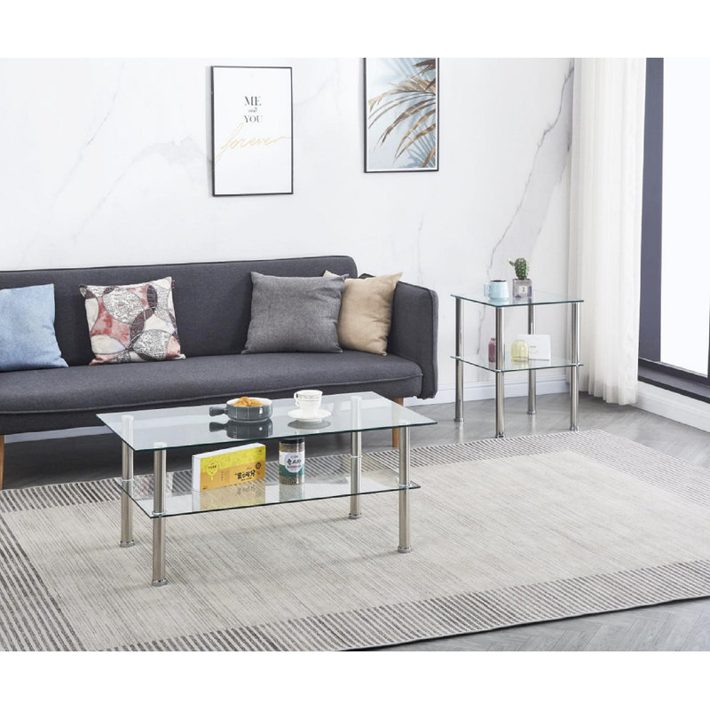 Table basse 2 couches Space