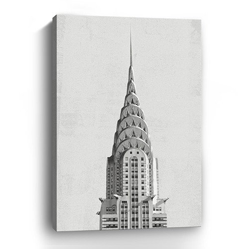 Vintage NYC - reproduction sur toile sans cadre, H 48 po x l 32 po