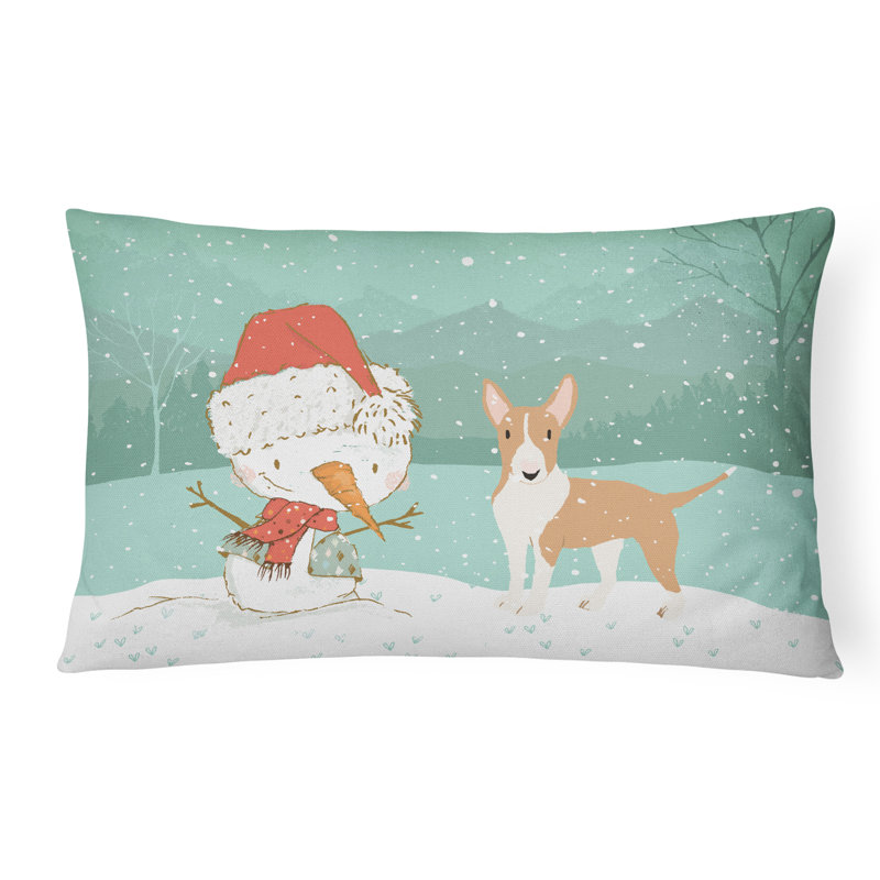  Coussin intérieur / extérieur, Bull terrier fauve