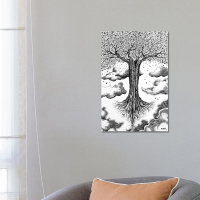The Sacred Tree 1 Piece Wrapped Canvas Wall Art