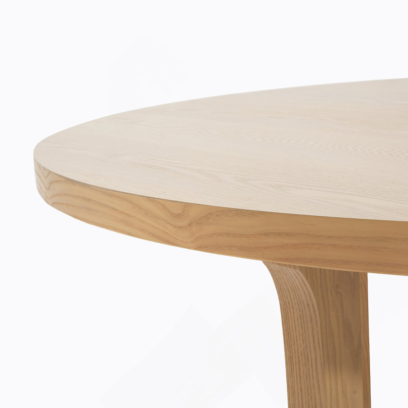 Table de salle à manger 48 ", Bois de frêne naturel