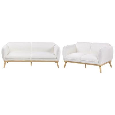 2 Piece Boucle Standard Living Room Set