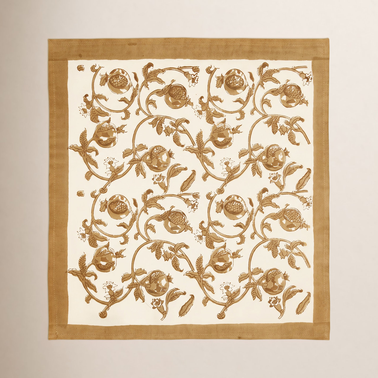 Bryah Cotton Tea Towel, Mustard