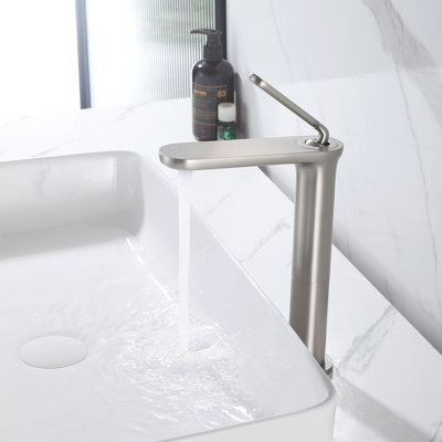 8.6" Height Modern Single Handle Vessel Sink Bathroom Faucet