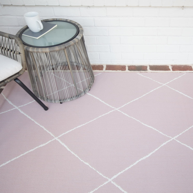 Wrought Studio Ammons Handmade Flatweave Pink Indoor/Outdoor Rug ...