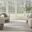 Zellmer Machine Woven Ivory Grey Indoor Rug-342853640