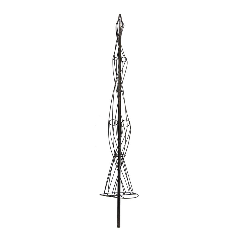 Cadre en métal à double spirale Roosevelt, H 60 po x l 14 po x p 10 po