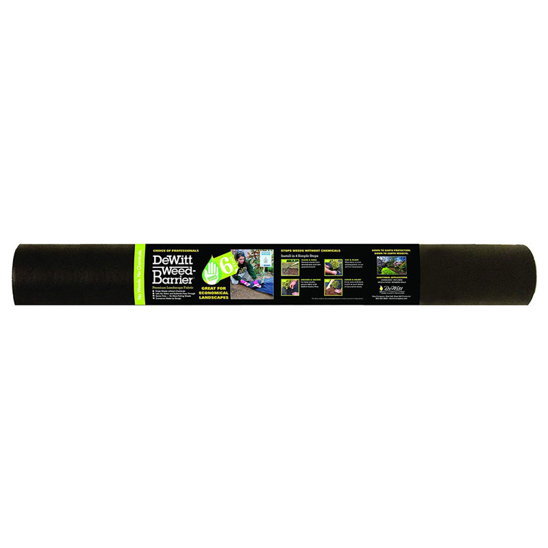 Weed Barrier Shade Cloth and Cover, 1" H x 3600" W x 72" D