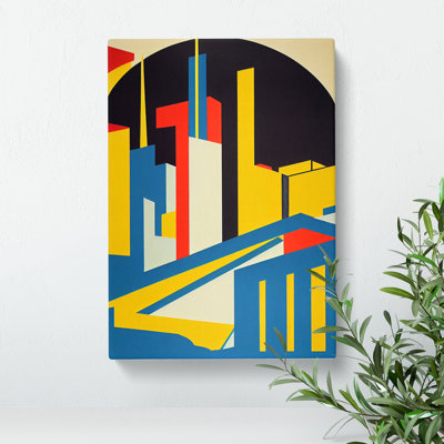 The Abstract Architecture No.2 Skyscraper - Wrapped Canvas