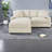Modern Sectionals With Storage, Polyester L-shaped Sofa For Compact Spaces