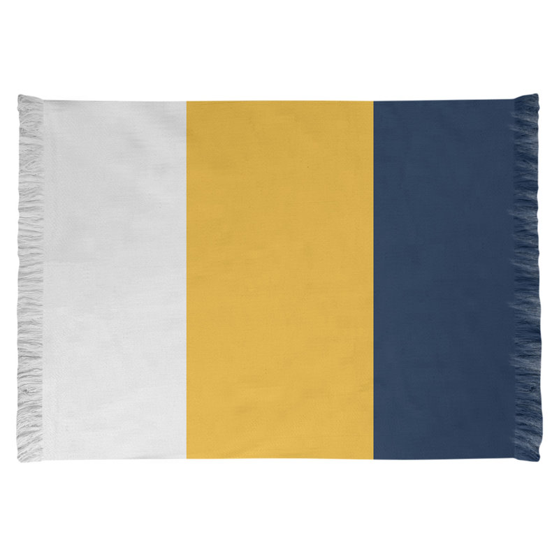 Tapis dorée rayures or national hockey, Non