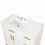 Meuble-lavabo simple 36 po avec plateau en céramique Fakrrudeen