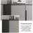 Gray Aluminum Shoe Storage