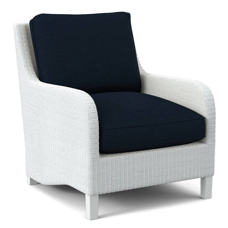 Gibraltar Armchair, Frost White, Snow Crypton Performance; 0884-91