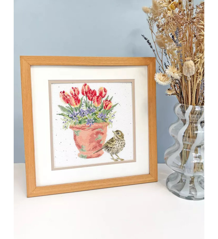 The Meadow Pipit Counted Cross Stitch Kit by Bothy Threads XHD156