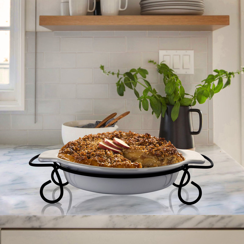 Gibson Elite 2 Piece Stoneware Bakeware Set